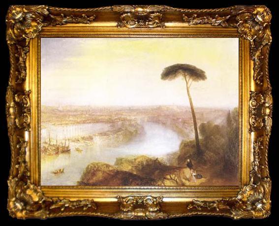 framed  J.M.W. Turner Rome from Mount Aventine (mk09), ta009-2